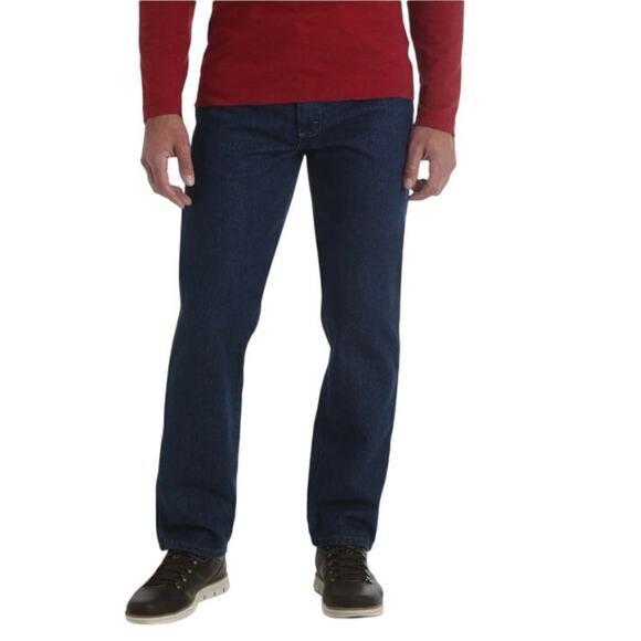 Wrangler Rustler Men's 32x30 Regular Fit Jeans Medium Wash Blue Denim NWT - Picture 1 of 5